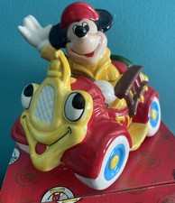 Enesco MICKEY MOUSE FIRE TRUCK MUSICAL 659622 in Box