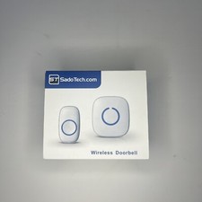 SadoTech Beige Wireless Receiver Doorbell  Chime For Home- New