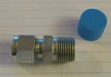 (32) Tube Fittings  3/8" Tubing - 3/8" NPT Male Pipe  Parker 6-6-FBZ-S