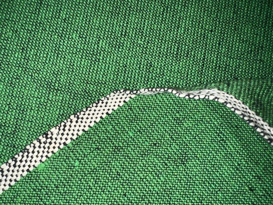 Tissu ancien ameublement vert, épais   larg 130 cm x H 260 cm réf C592 - Photo 4/4