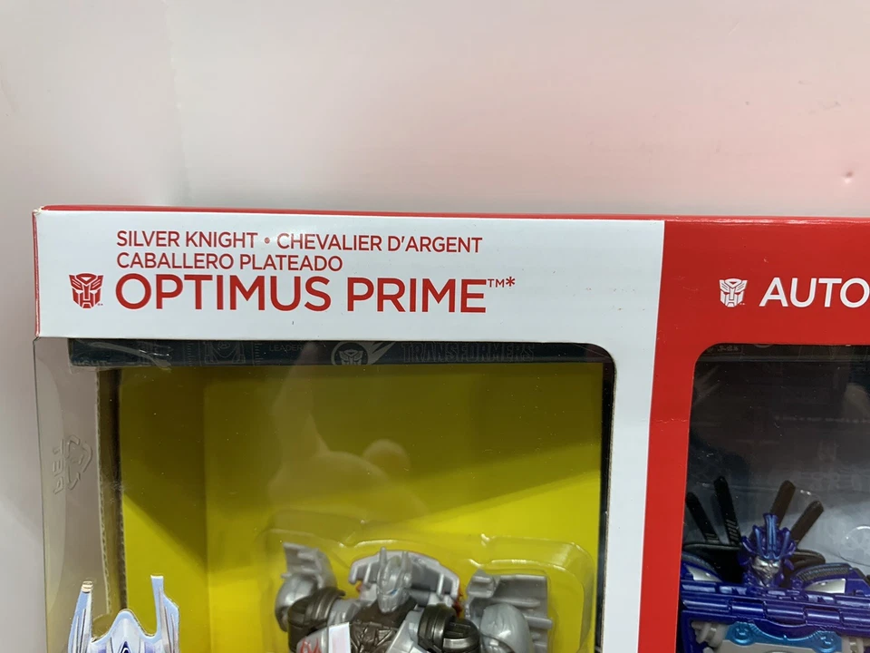 Transformers Age Of Extinction 1-STEP Collection Silver Knight Optimus -2014 NEW - Image 2 of 4