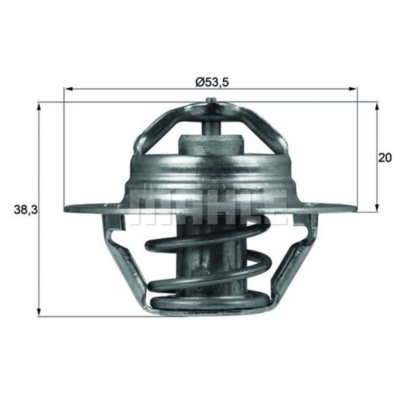 Mahle Thermostat KüHlmittel Mit Dichtung 88°C FüR CitroëN Berlingo Kasten-image