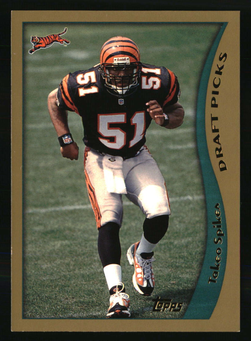 Takeo Spikes 1998 Topps #351 FOOTBALL Card