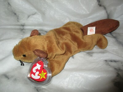 TY Beanie Babies - Bucky - Beaver - 1995