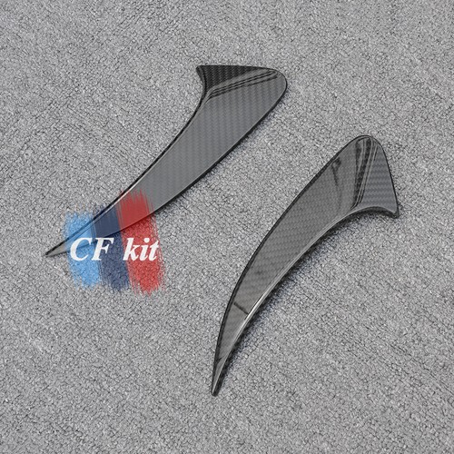 FOR MERCEDES BENZ W118 CLA35 A45 AMG DRY CARBON FIBER REAR BUMPER FINS SPLITTE - Foto 12 di 14