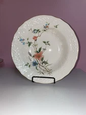 Mikasa Renaissance Monique Round Vegetable Serving Bowl 10 3/8 Inch Floral 