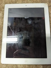 Apple iPad 3rd Gen. 16GB, Wi-Fi, 9.7in - White Not Tested Broken Screen 