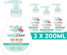 Baby Dove Fragrance-Free Head to Toe Wash - Gentle & Soothing Hair and Body Wash