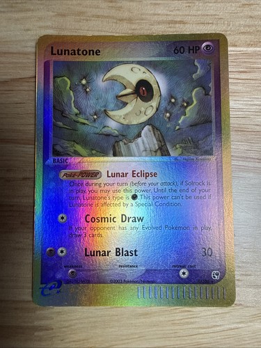 Lunatone 8/100 Sandstorm Reverse Holo