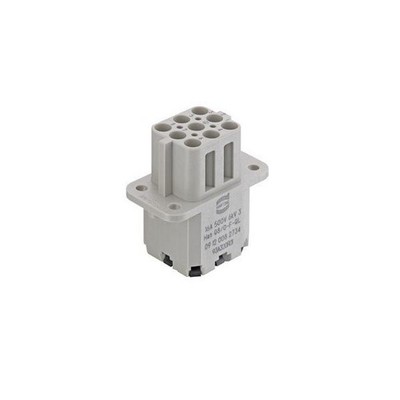 10 Stk. Harting Einsatz Han-Quick Lock 09120082734 Kontakteinsätze Einsatz