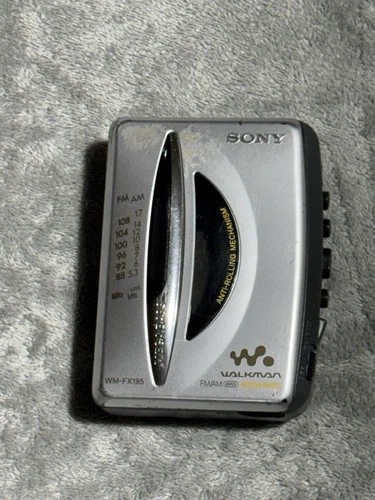 Vintage 1999 Sony Walkman Cassette Player W/ AM/FM Radio WM-FX195