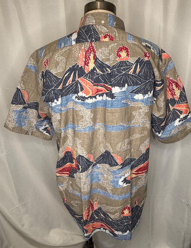 Reyn Spooner Volcanoes National Park Limited Ed Hawaiian Shirt Men's XXL NEW !! - Picture 6 of 11