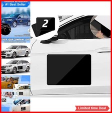 Blank Car Magnets 2 Pack 12x17 Inch 50 Mil Black Vinyl Printable Vehicle Sign