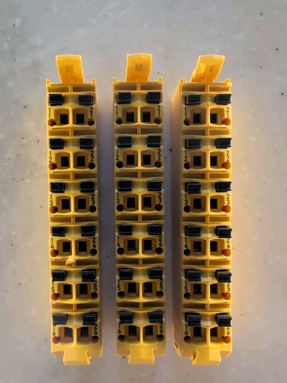 LOT OF THREE B&R X20 TB52 12-Pin Terminal Blocks for SafeIO Modules X20TB52 NW$