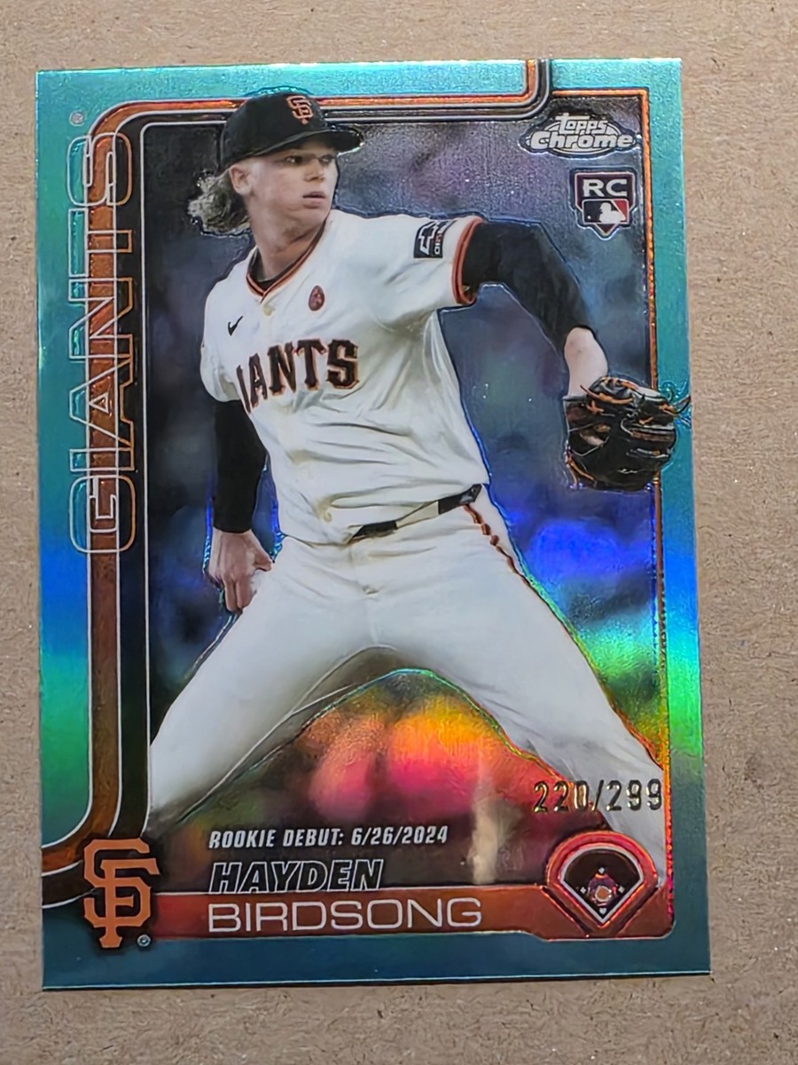 2025 Topps Chrome Update Series #USC159 Hayden Birdsong Teal