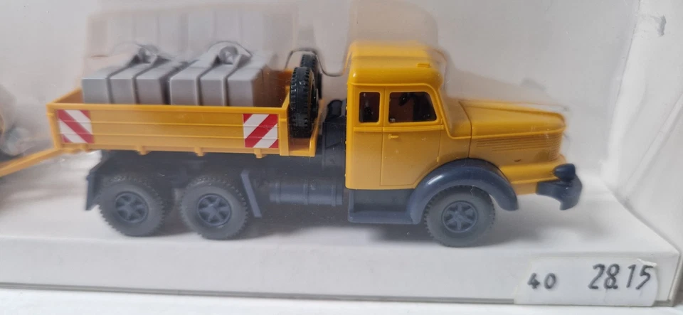 Wiking 1:87 8514048 Scheuerle-Tieflader 4-Achser Krupp-Titan Schwerlast OVP - Bild 3 von 4