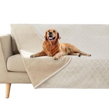 Waterproof Dog Blanket, Soft Reversible Throw for Couch  Bed Protection