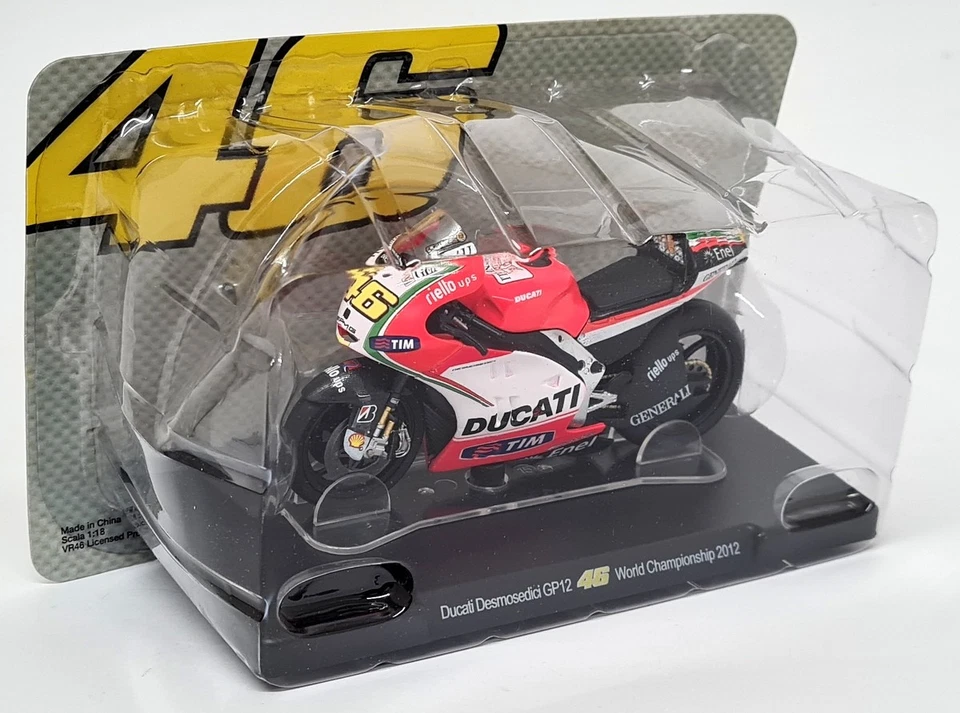 LEO 1/18 - Ducati Desmosedici GP12 WC 2012 Valentino Rossi Motorbike - Image 2 of 3