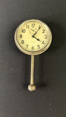 Antique Elgin Stem Wind Automobile Car Clock