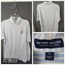 Peter Millar Summer Comfort Pinehurst Short Sleeve Casual Golf Polo Shirt XL