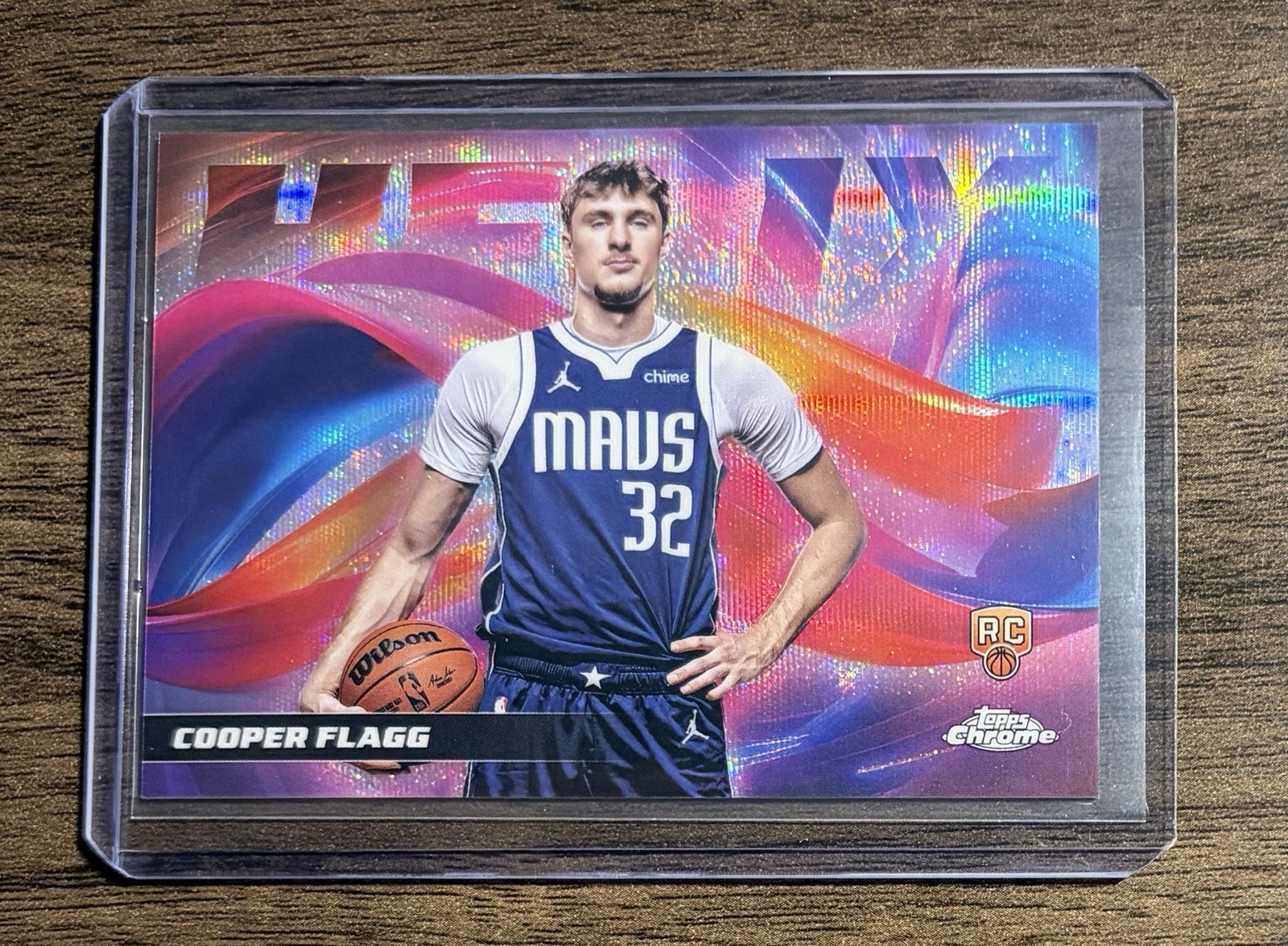 2025-26 Topps Chrome Cooper Flagg Helix RC Rookie SSP #H-11 Mavericks RC