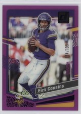 2023 Panini Clearly Donruss Purple 174/199 Kirk Cousins #33 0r8h