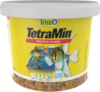 min Tropical Flakes 4.52 Pounds, Nutritionally Balanced Diet for Aquarium Fish