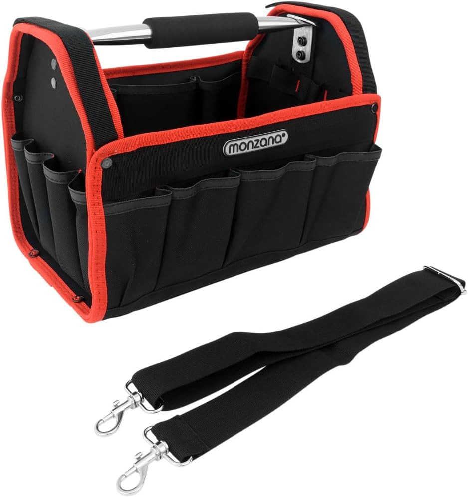 Sac à outils de rangement taille L avec bandoulière confort