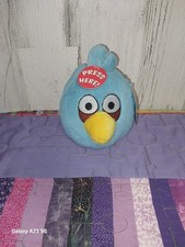 Angry Birds Blue Bird Plush 6" Stuffed Animal Toy W/ Sound 2010 Commonwealth Tag