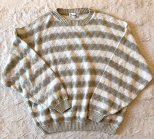 Vintage Protege Men's XL Sweater Made in USA by TAG Striped Knit 90s
