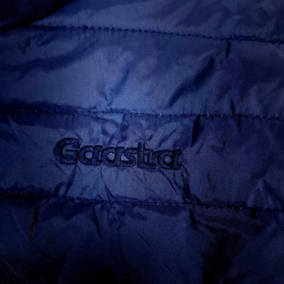 GAASTRA PR-G AIR Men Puffer Jacket Size S Full Zip Pockets Blue Insulated Nylon - product detail image 6