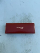 VINTAGE ST DUPONT Paris Empty Pen Case Fits Plume Fidelio Argent Massif Gift Box