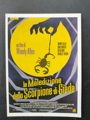 THE CURSE OF THE JADE SCORPION - POSTCARD MOVIE MINI POSTER CIAK 