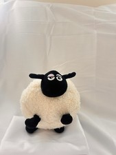 Shaun the Sheep Plush Stuffed Animal Lamb Toy Aardman Character White Black Cute