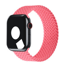 APPLE WATCH BAND BRAIDED SOLO LOOP 41MM, SIZE 6 - GUAVA