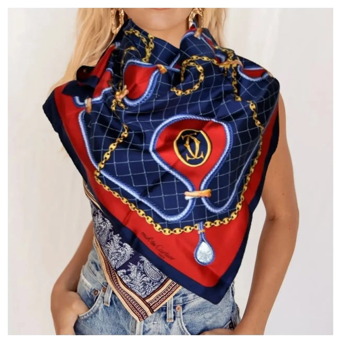 Cartier Silk Scarves & Wraps for Women for sale - eBay
