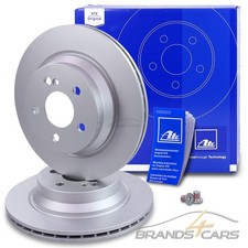 ATE 2x BREMSSCHEIBE HINTEN F&Uuml;R MERCEDES E-KLASSE W211 W212 CLS C218 GLK X204