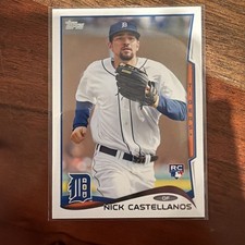 2014 Topps - Nick Castellanos #195 Sparkle on his right sleeve (RC)