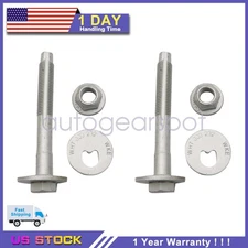 New Lower Rear Suspension Toe Alignment Eccentric Bolt Nut Kit For VW AUDI 2PCS
