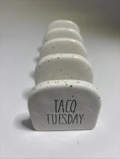 Taco Holder 4 Slot Blue Harbor Collection Green Speckled