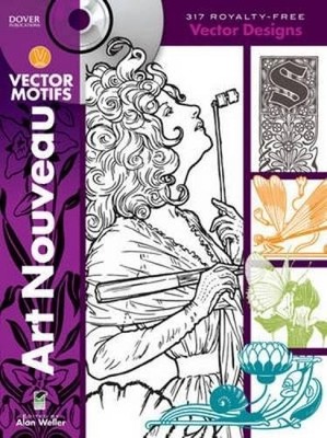 Dover's Vector Motifs, Art Nouveau (D... By , Paperback,Very Good