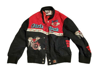 Bratz Dolls Jacket Black JH Design Hamilton Girlz Rock Y2K Youth X-Large (11-12)