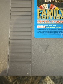 Wheel Of Fortune Family Edition - NES Nintendo Game