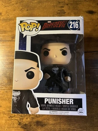 Funko Pop! Vinyl Figure Marvel Punisher #216 Box Damage