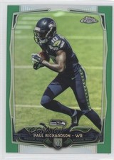 2014 Topps Chrome Green Refractor Paul Richardson #219 0l1