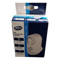 Rev Steckdosendimmer – Dimmer FüR Led, GlüH- & Hochvolt-Halogenlampen - Einfache