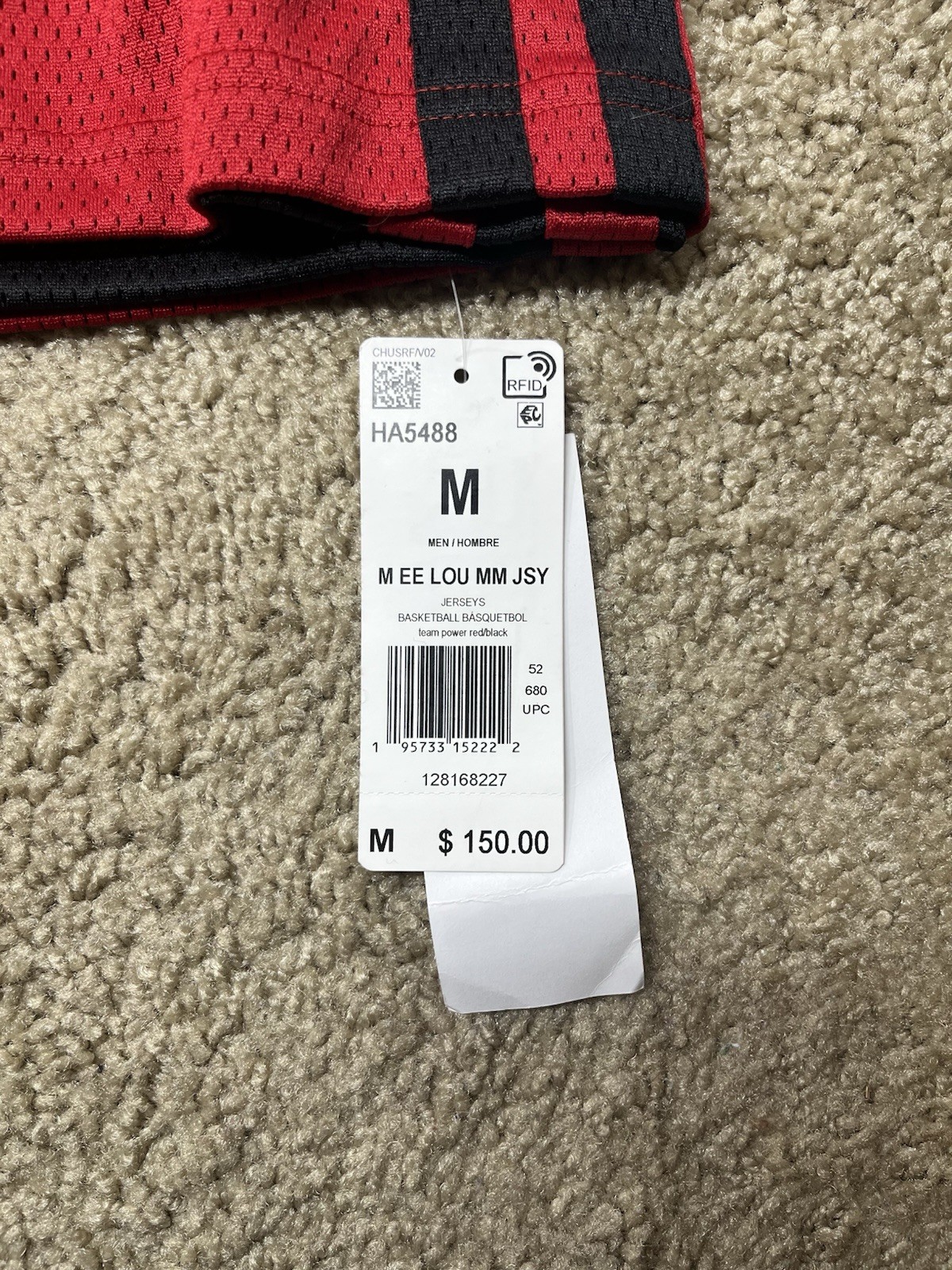 Louisville Cardinals Adidas Eric Emanuel Reversible Basketball Jersey (L) NEW thumbnail 9