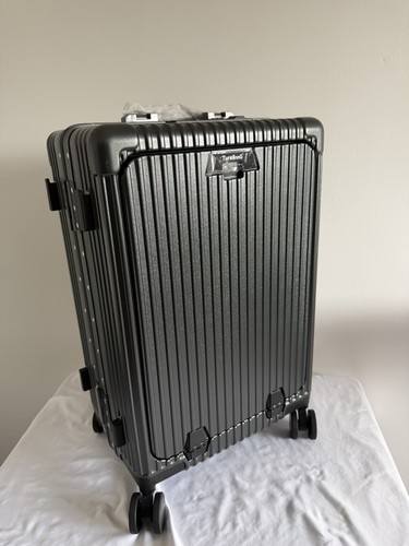 TurelinnG 20” Cabin Suitcase Aluminium Frame TSA USB Spinner Luggage Unused
