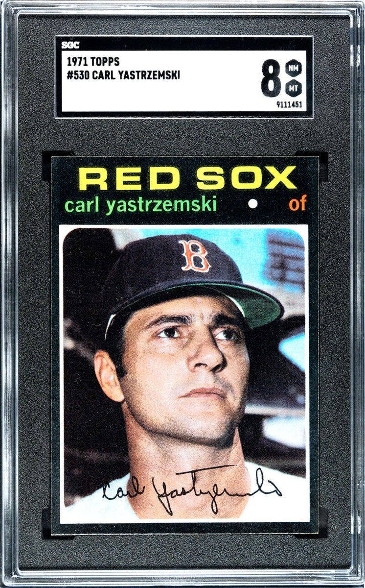 1971 Topps #530 Carl Yastrzemski Red Sox HOF SGC 8 NM-MT | eBay
