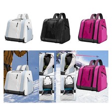 38L Capacity Oversized Ski Boot Backpack with Drain Hole for Snowboarding with